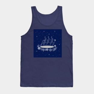 kebab, food, meat, restaurant, cafe, dinner, delicious, satisfying, concept, galaxy, space, stars, Tank Top